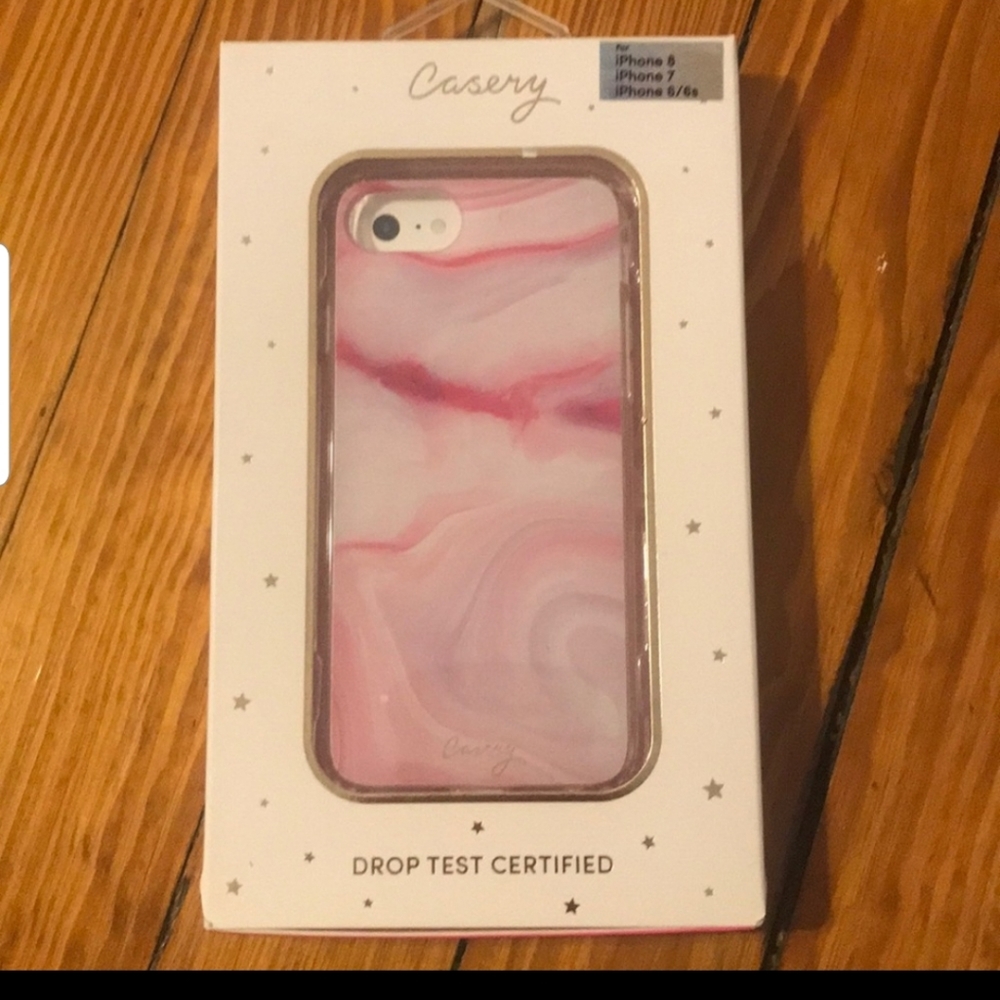 iPhone case Casery pink geode case